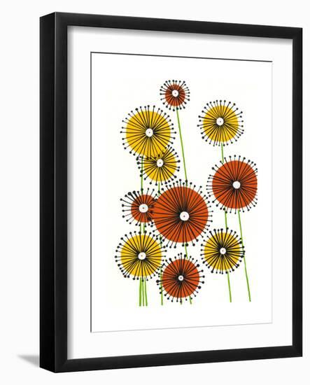 Flower Wheels I-Regina Moore-Framed Art Print
