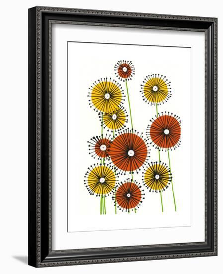 Flower Wheels I-Regina Moore-Framed Art Print