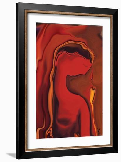 Flower & Women-Rabi Khan-Framed Art Print
