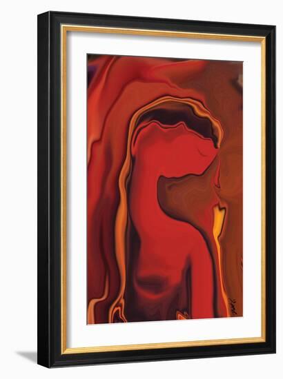 Flower & Women-Rabi Khan-Framed Art Print