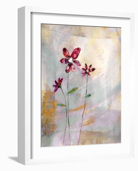 Flower35    flower, watercolor, floral, painterly-Robbin Rawlings-Framed Art Print