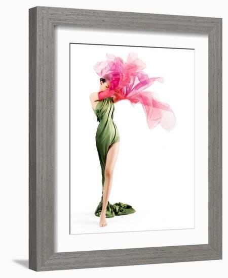 Flower-José Luis Villar-Framed Photographic Print