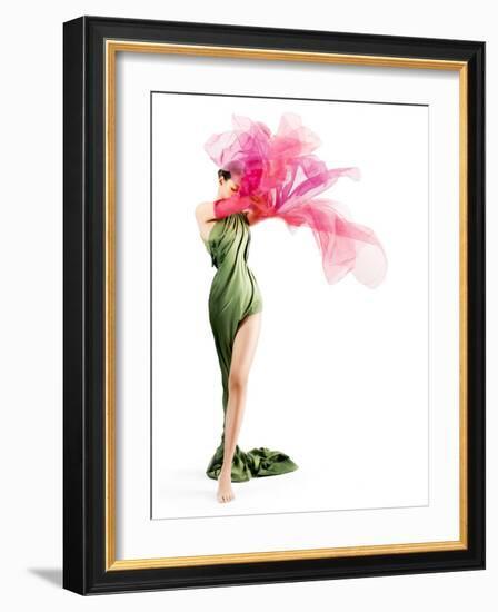 Flower-José Luis Villar-Framed Photographic Print