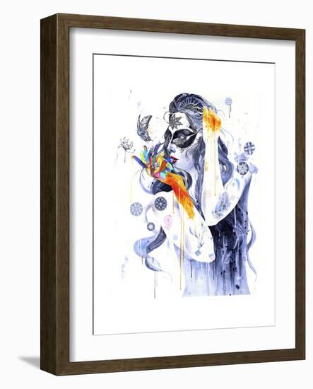 Flower-Minjae-Framed Giclee Print