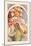 Flower-Alphonse Mucha-Mounted Art Print