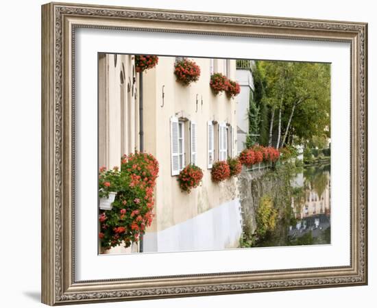 Flowerbox, Luxembourg City, Luxembourg-William Sutton-Framed Photographic Print