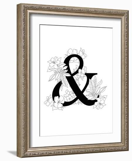 Flowering Ampersand-Sasha Blake-Framed Giclee Print