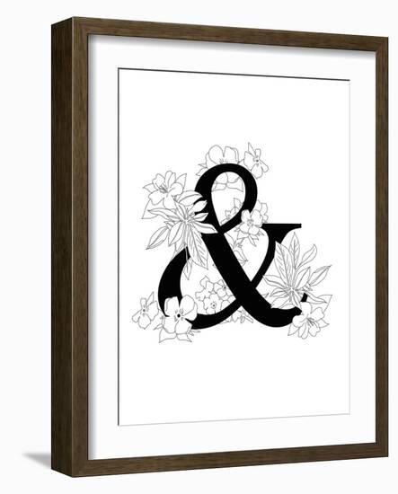 Flowering Ampersand-Sasha Blake-Framed Giclee Print