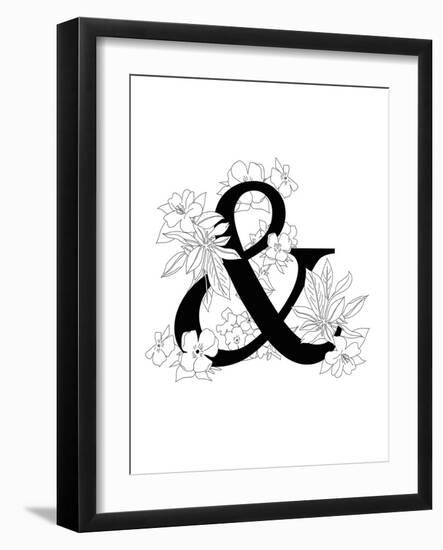 Flowering Ampersand-Sasha Blake-Framed Giclee Print