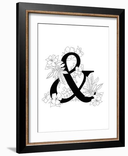 Flowering Ampersand-Sasha Blake-Framed Giclee Print