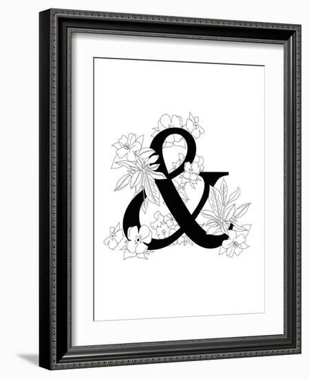 Flowering Ampersand-Sasha Blake-Framed Giclee Print