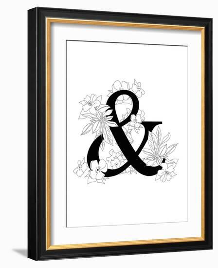 Flowering Ampersand-Sasha Blake-Framed Giclee Print