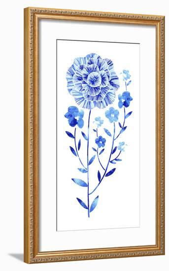 Flowering Flax-null-Framed Giclee Print