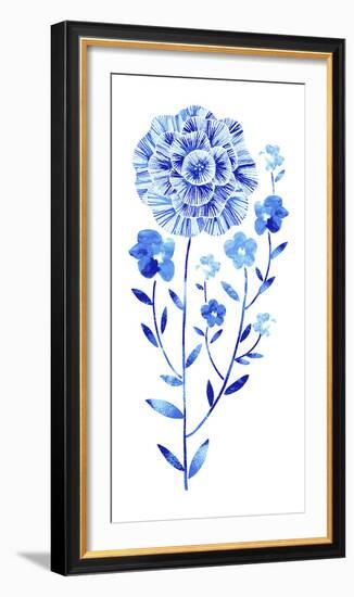 Flowering Flax-null-Framed Giclee Print