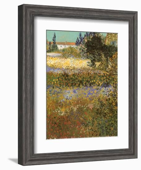 Flowering Garden, 1888-Vincent van Gogh-Framed Giclee Print