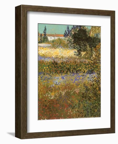 Flowering Garden, 1888-Vincent van Gogh-Framed Giclee Print