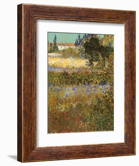 Flowering Garden, 1888-Vincent van Gogh-Framed Giclee Print