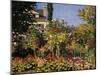 Flowering Garden in Sainte-Adresse-Claude Monet-Mounted Giclee Print