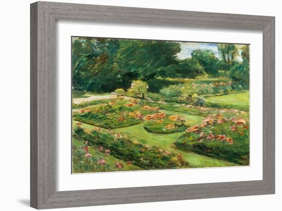 Flowering Garden Terrace of the Liebermann-Villa at the Shores of Lake Wannsee, 1915-Max Liebermann-Framed Giclee Print