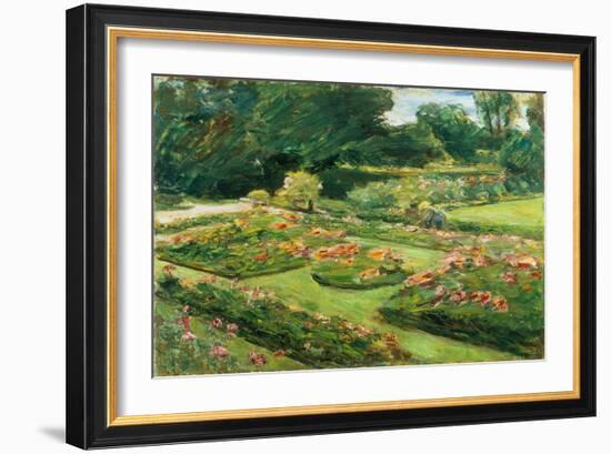 Flowering Garden Terrace of the Liebermann-Villa at the Shores of Lake Wannsee, 1915-Max Liebermann-Framed Giclee Print