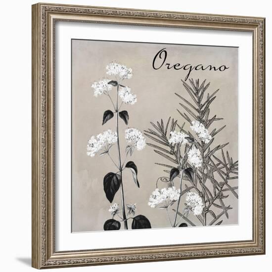 Flowering Herbs II-null-Framed Giclee Print