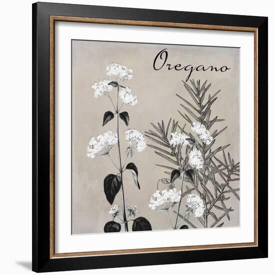 Flowering Herbs II-null-Framed Giclee Print