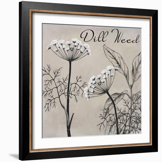 Flowering Herbs III-null-Framed Giclee Print