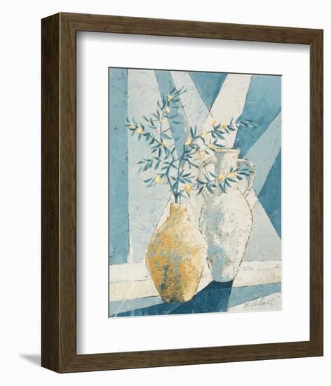 Flowering Olive Tree Branch-Karsten Kirchner-Framed Art Print