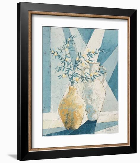 Flowering Olive Tree Branch-Karsten Kirchner-Framed Art Print