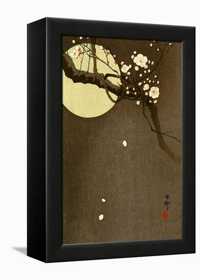 Flowering Plum and Moon-Koson Ohara-Framed Premier Image Canvas