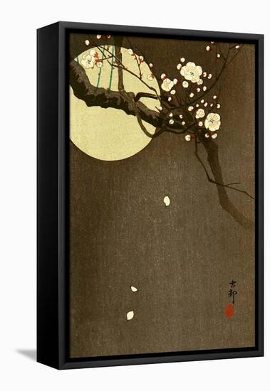 Flowering Plum and Moon-Koson Ohara-Framed Premier Image Canvas