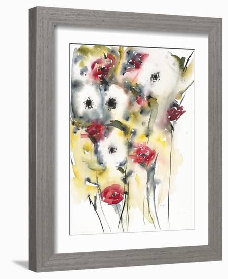 Flowering Posies-Karin Johannesson-Framed Art Print