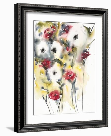 Flowering Posies-Karin Johannesson-Framed Art Print