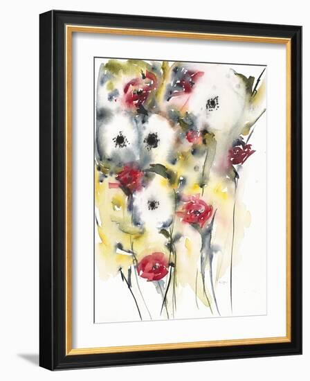 Flowering Posies-Karin Johannesson-Framed Art Print