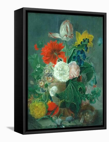 Flowerpiece-Jan van Os-Framed Premier Image Canvas