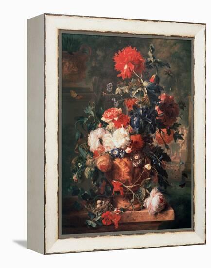 Flowers, 1722-Jan van Huysum-Framed Premier Image Canvas