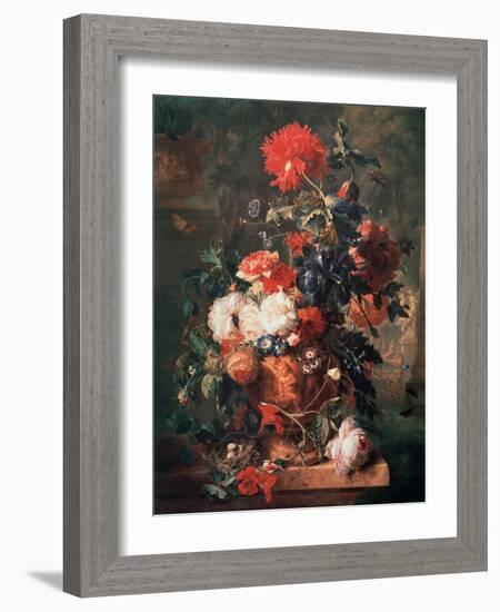 Flowers, 1722-Jan van Huysum-Framed Giclee Print