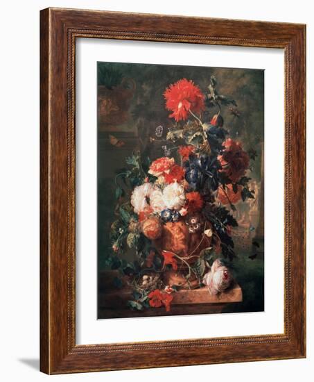 Flowers, 1722-Jan van Huysum-Framed Giclee Print