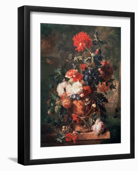 Flowers, 1722-Jan van Huysum-Framed Giclee Print