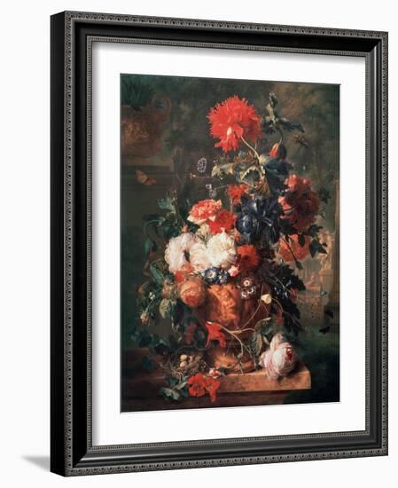 Flowers, 1722-Jan van Huysum-Framed Giclee Print