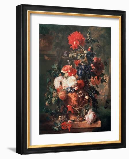 Flowers, 1722-Jan van Huysum-Framed Giclee Print