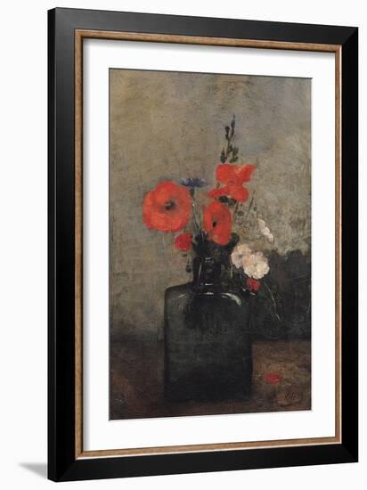 Flowers, 1857-Antoine Vollon-Framed Giclee Print