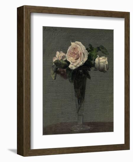 Flowers, 1872-Henri Fantin Latour-Framed Premium Giclee Print