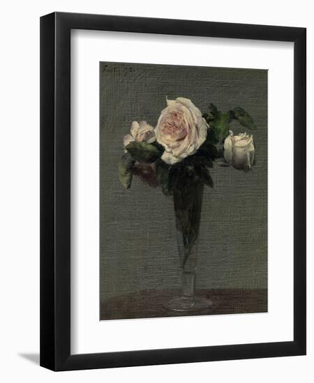 Flowers, 1872-Henri Fantin Latour-Framed Premium Giclee Print