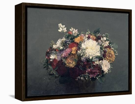 Flowers, 1872-Henri Fantin-Latour-Framed Premier Image Canvas