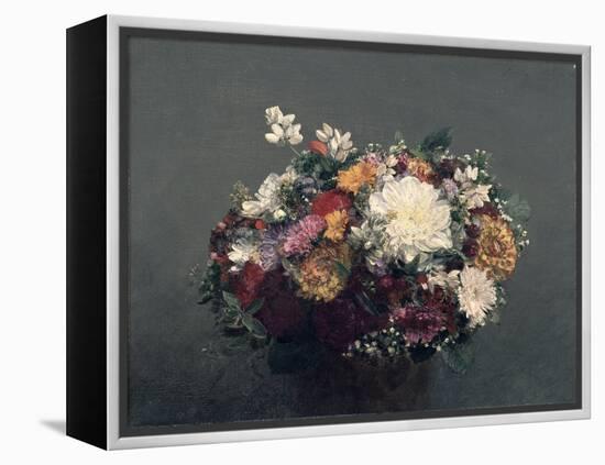 Flowers, 1872-Henri Fantin-Latour-Framed Premier Image Canvas