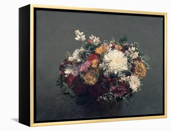 Flowers, 1872-Henri Fantin-Latour-Framed Premier Image Canvas