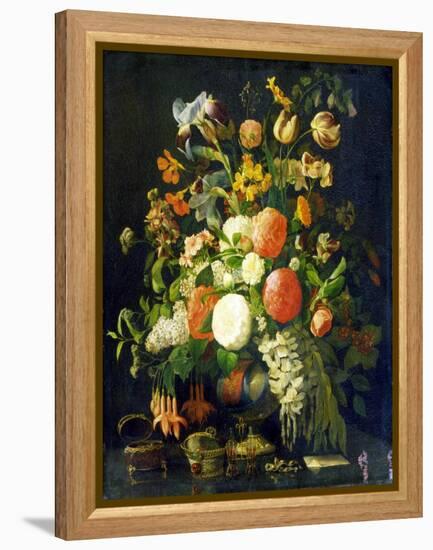 Flowers, 18th Century-Rachel Ruysch-Framed Premier Image Canvas