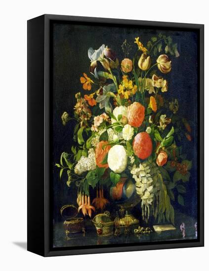 Flowers, 18th Century-Rachel Ruysch-Framed Premier Image Canvas