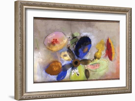 Flowers, 1907-10-Odilon Redon-Framed Giclee Print